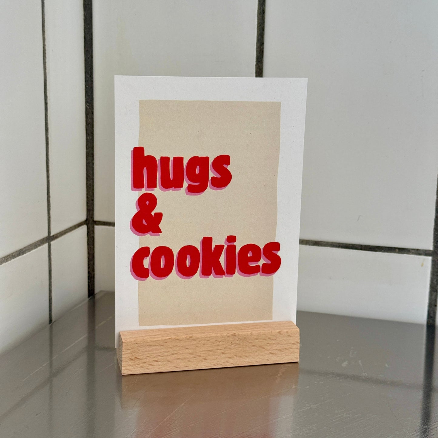 'Hugs & Cookies' Card