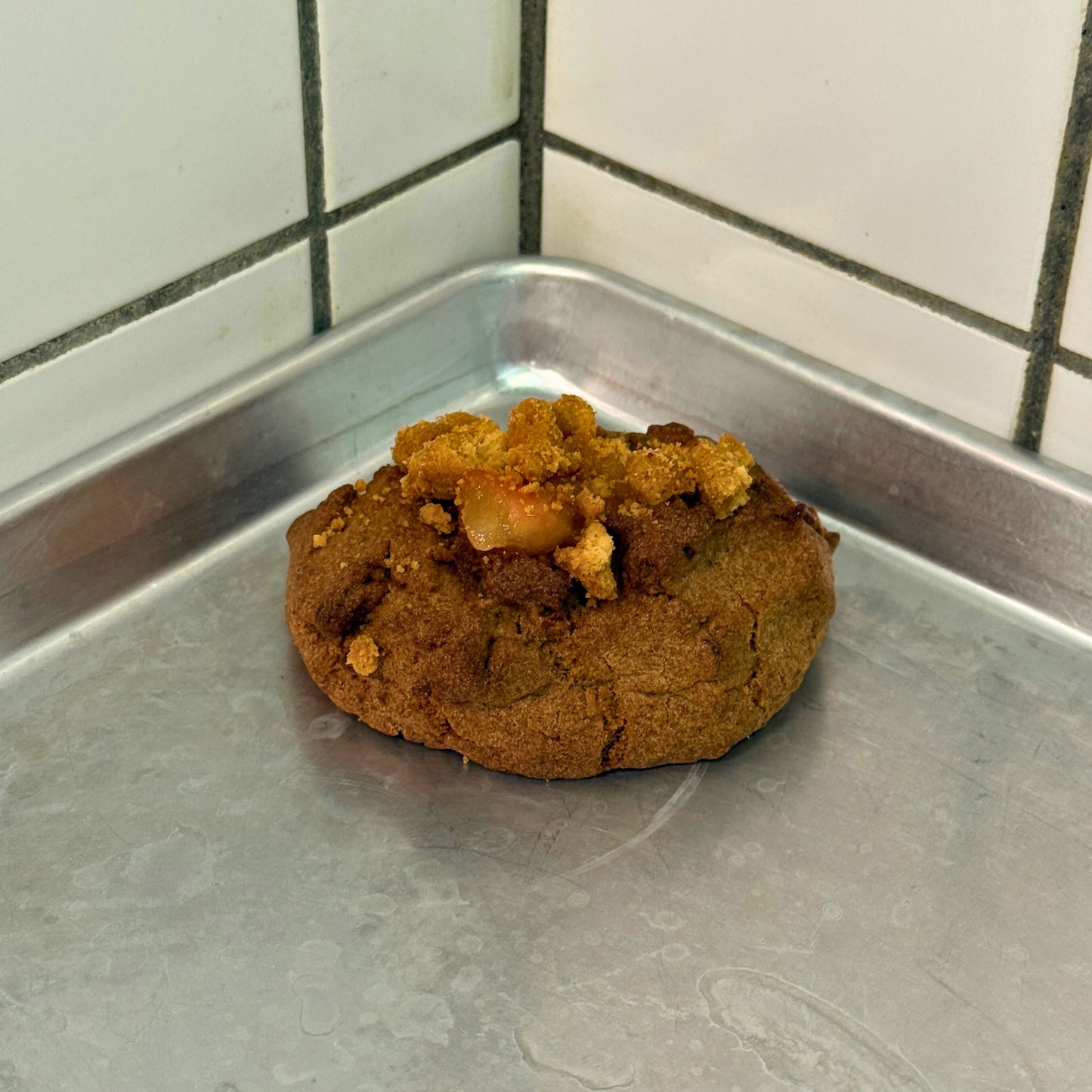 Apple Crumble Cookie