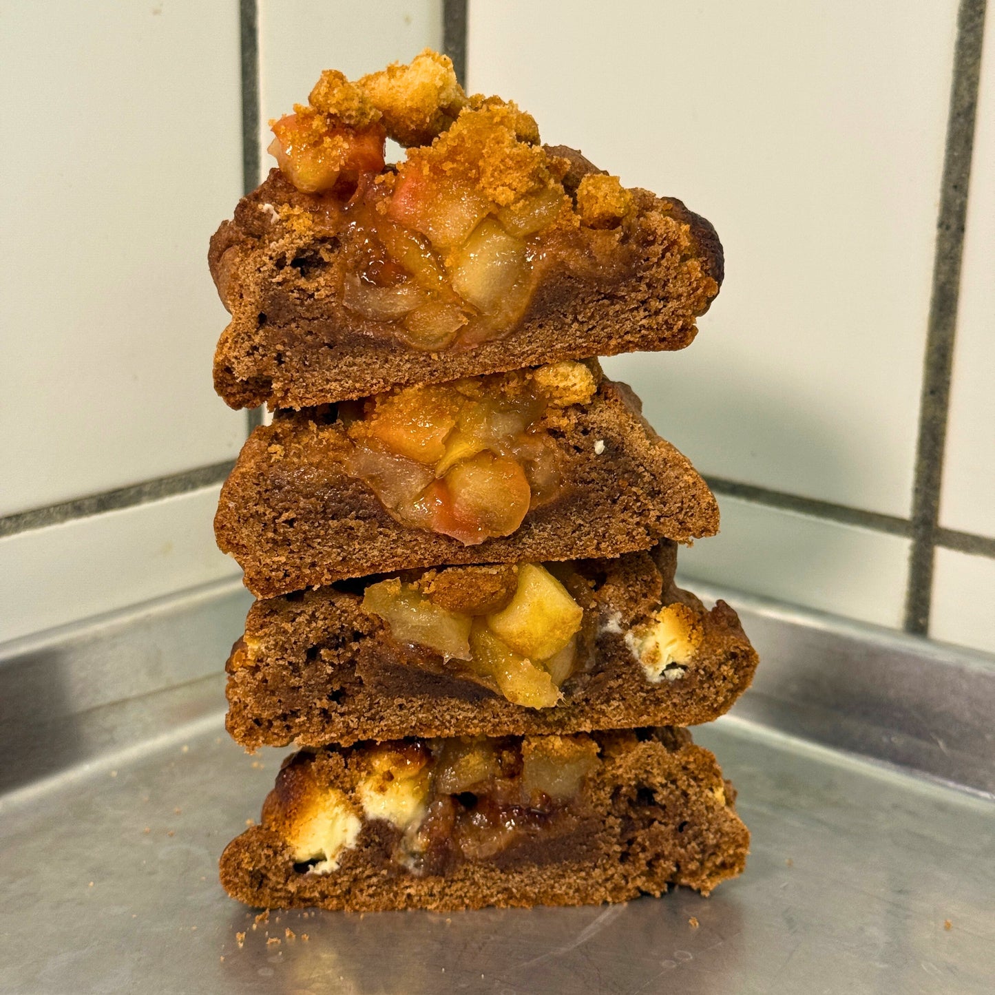 Apple Crumble Cookie