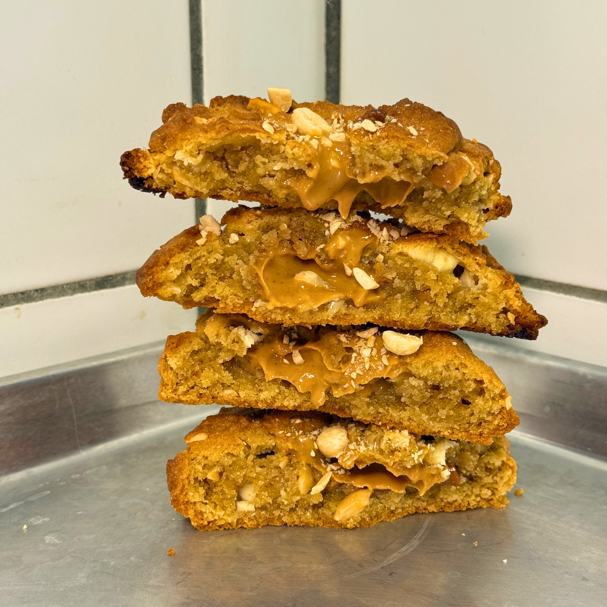 Peanut Butter White Chocolate Cookie