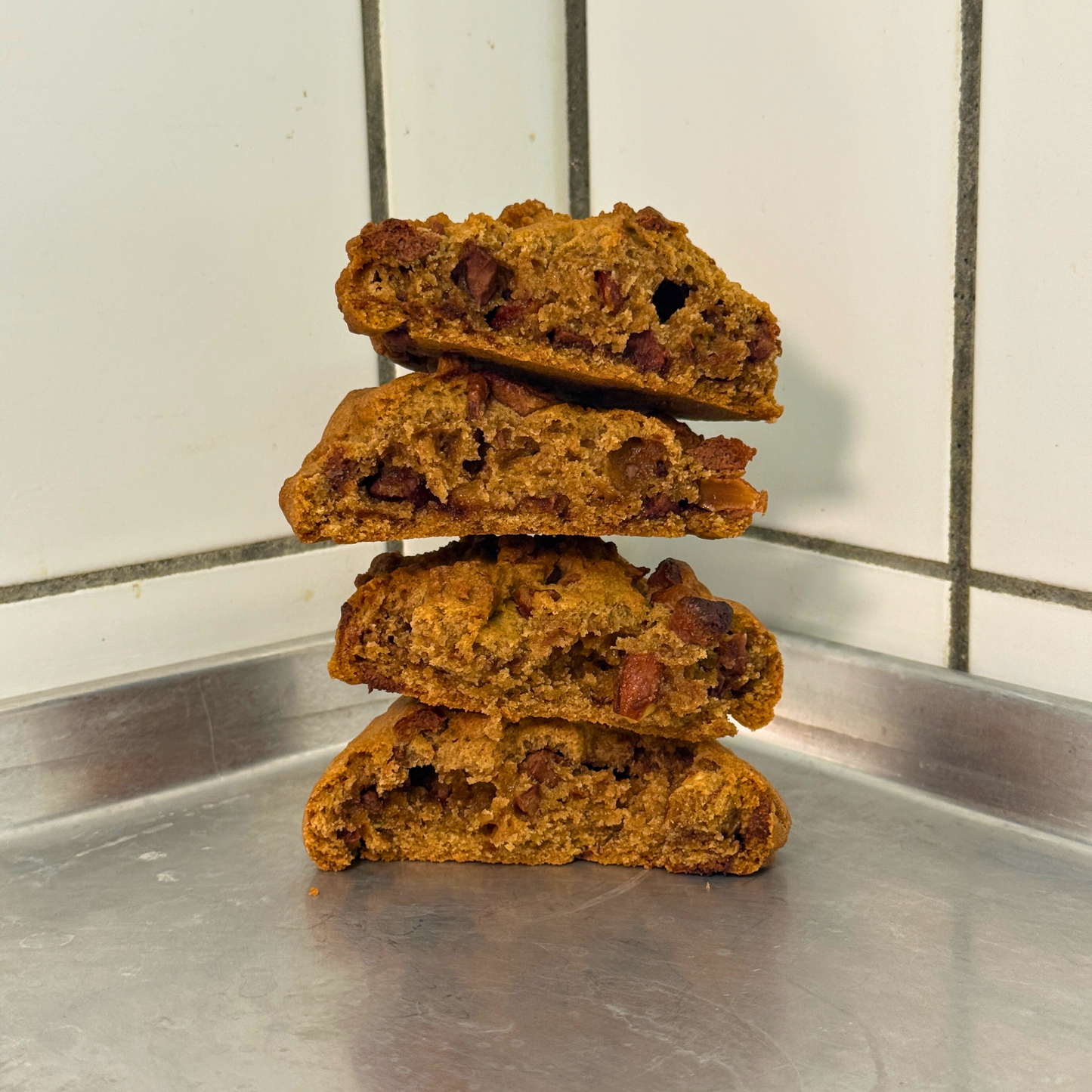 Pumpkin Spice Candied Almonds Cookie