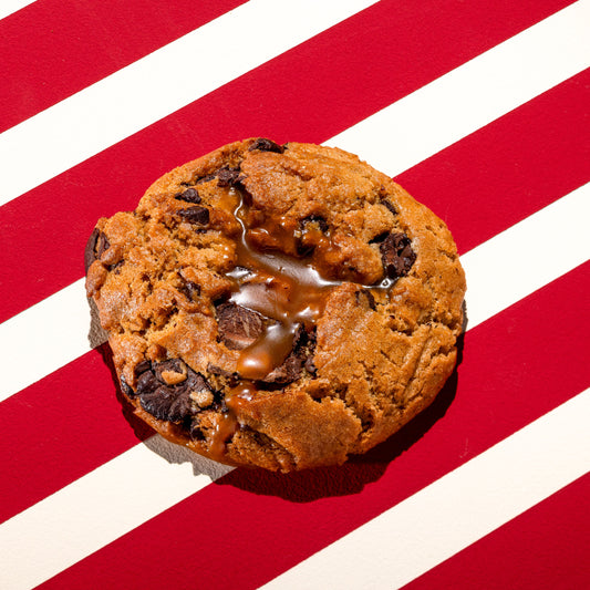 Salted Caramel Chocolate Chip Cookie